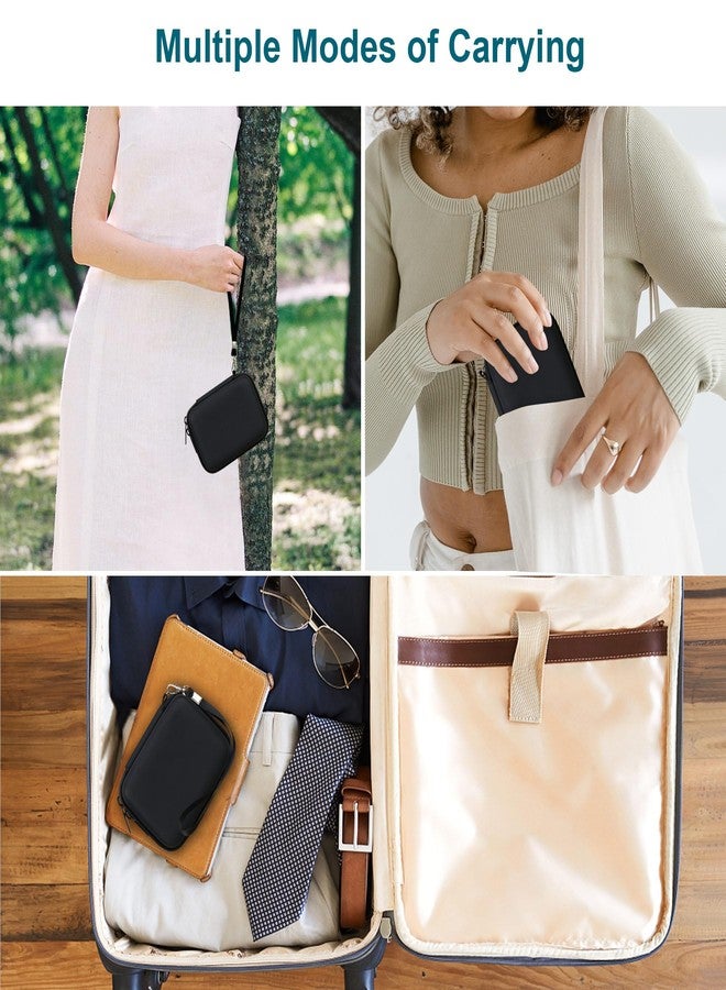 Canboc Carrying Case for Kodak PIXPRO FZ45/ FZ55 16MP Digital Camera, FZ45 Video Vlogging Camera Bag, Mesh Pocket fit Cable, SD Card, Black (Case Only) - Image 3