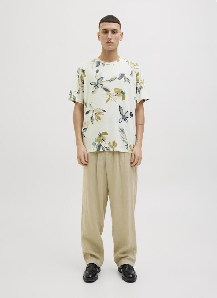 JACK & JONES Printed Crew Neck T-Shirt  - Image 4