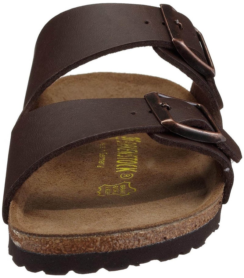 Birkenstock Women's Arizona Birko-Flo Dark Brown Birko-flor Sandals - 39N EU (US Men's 6-6.5, US Women's 8-8.5) - Image 5