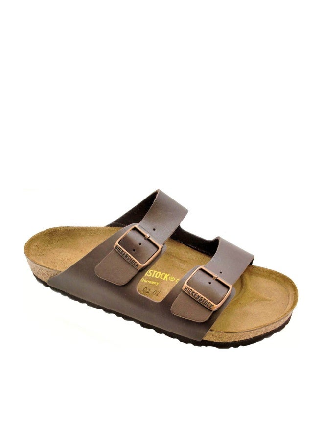 BIRKENSTOCK صنادل بيركنستوك النسائية أريزونا بيركو-فلو بني داكن بيركو-فلور - 39N EU (US رجال 6-6.5، US نساء 8-8.5) - Image 1