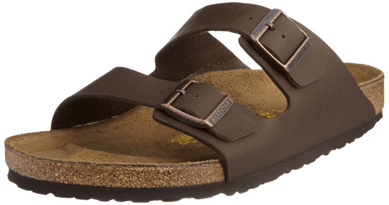 BIRKENSTOCK صنادل بيركنستوك النسائية أريزونا بيركو-فلو بني داكن بيركو-فلور - 39N EU (US رجال 6-6.5، US نساء 8-8.5) - Image 2