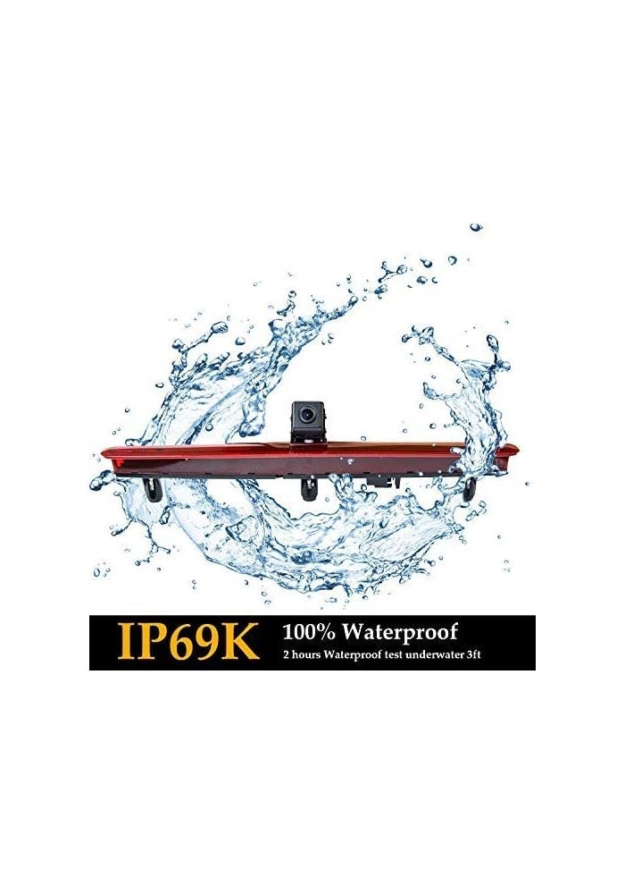 Vuzmode E9 HD 720P 3rd Brake Light Camera with Monitor - Image 2