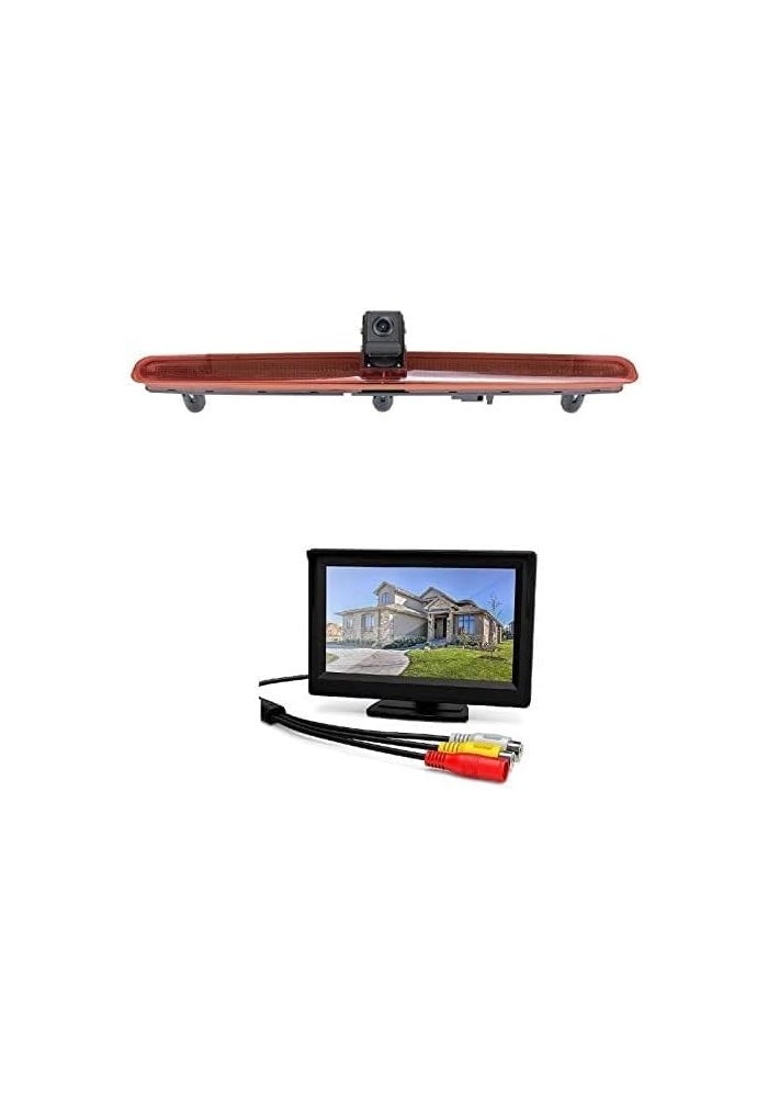 Vuzmode E9 HD 720P 3rd Brake Light Camera with Monitor - Image 1
