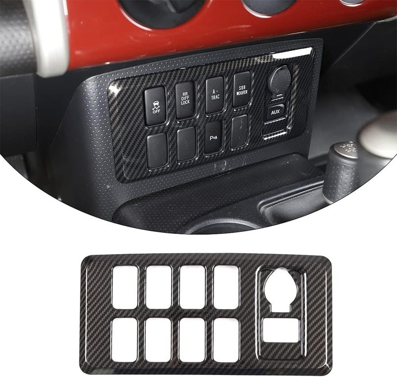 LLKUANG ABS Center Console Driver Assistance Decoration Cover for Toyota FJ Cruiser 2007-2021 - Image 1