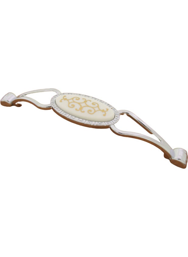 AZM Porcelain Look Seçil Handle Chrome Gilded (128 Mm)  - Image 1