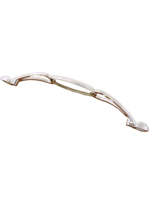AZM Porcelain Look Seçil Handle Chrome Gilded (128 Mm)  - Image 3