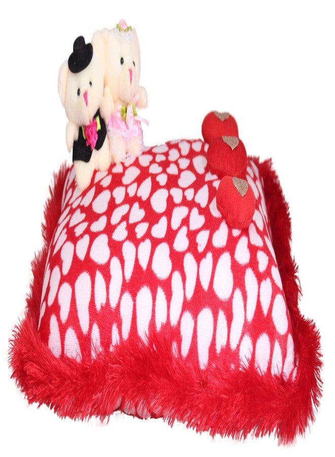 Tickles Beautiful Valentine Day Special Loving Couple Cushion Love Valentine Gift for Girlfriend Wife Husband Boyfriend 35 cm - Image 3