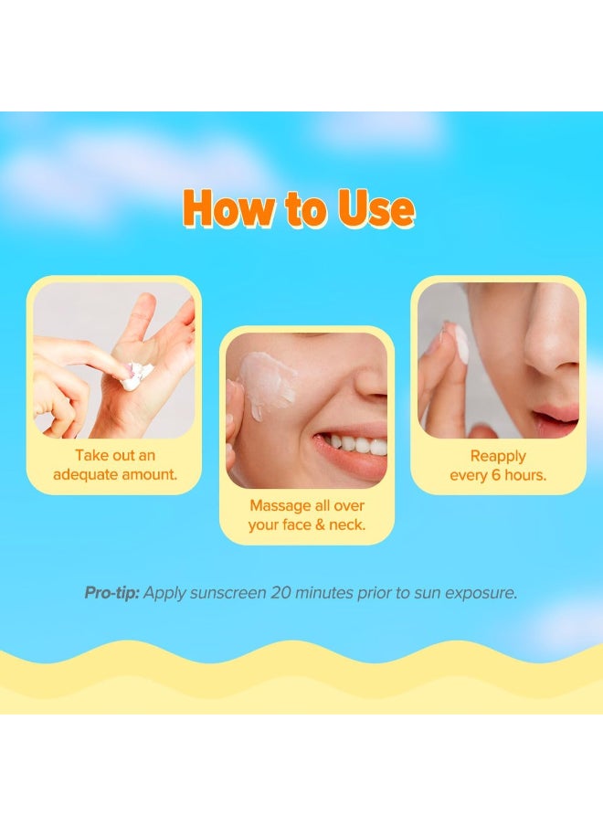 Aqualogica - Aqualogica Glow+ Dewy Lightweight & Hydrating Sunscreen with SPF 50+ & PA++++ for UVA/B & Blue Light Protection & No White Cast for Men & Women -Oily, Combination & Glowing Skin -80g - Image 1