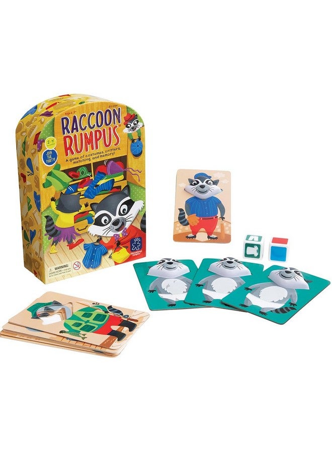 Educational Insights Raccoon Rumpus Game, Preschool Game with Dice & Color Matching, For 2-4 Players, Fun Family Board Game For Kids Ages 3 to 5 - Image 2