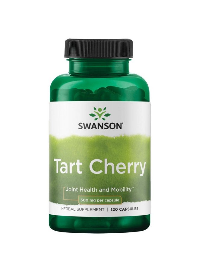 Swanson Tart Cherry 500 Milligrams 120 Capsules - Image 1