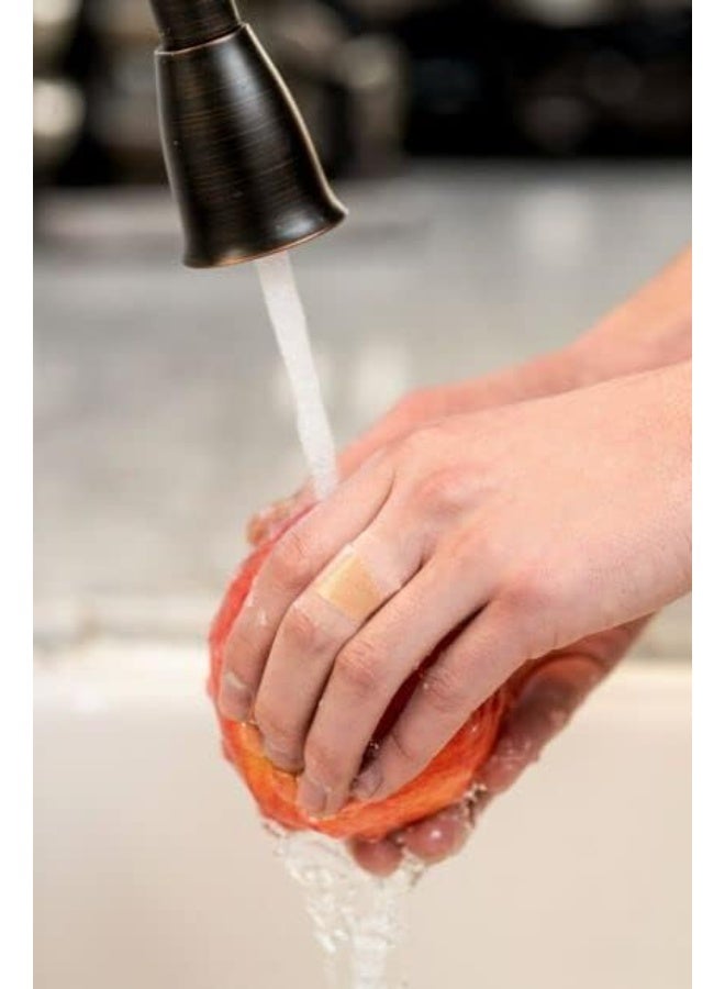 Nexcare Absolute Waterproof Bandages/plasters Assorted sizes 30 units/pack Latex-free Clear comfortable design | 360-degree seal | Holds up to 12 hours | Waterproof - Image 2