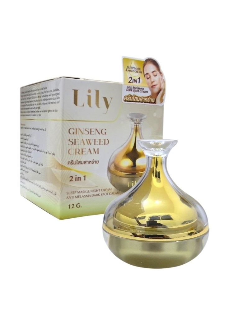 Lily Ginseng Seaweed Cream 12g - Image 1