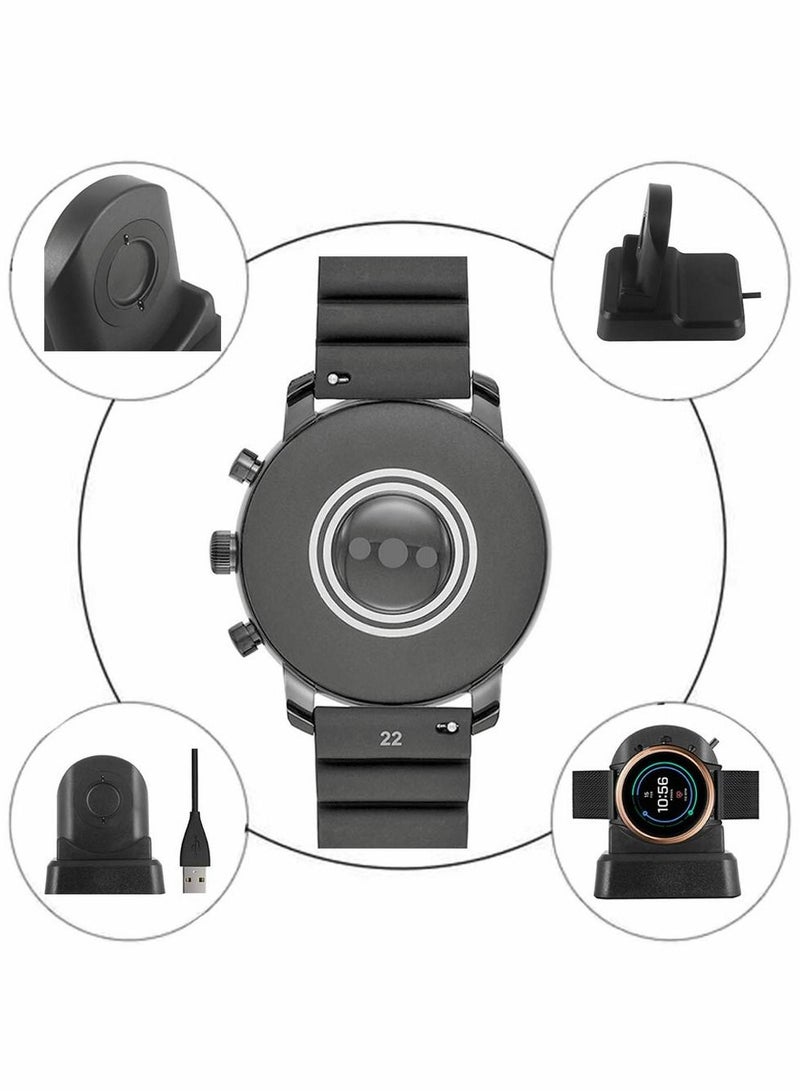 شاحن ساعة متوافق مع Fossil Gen 6/5/4/Sport، قاعدة شحن ساعة ذكية، ملحقات ساعة ذكية يجب اقتناؤها متوافقة مع Fossil/Diesel/Kate Spade/Puma/Armani/Michael Kors والمزيد - Image 5