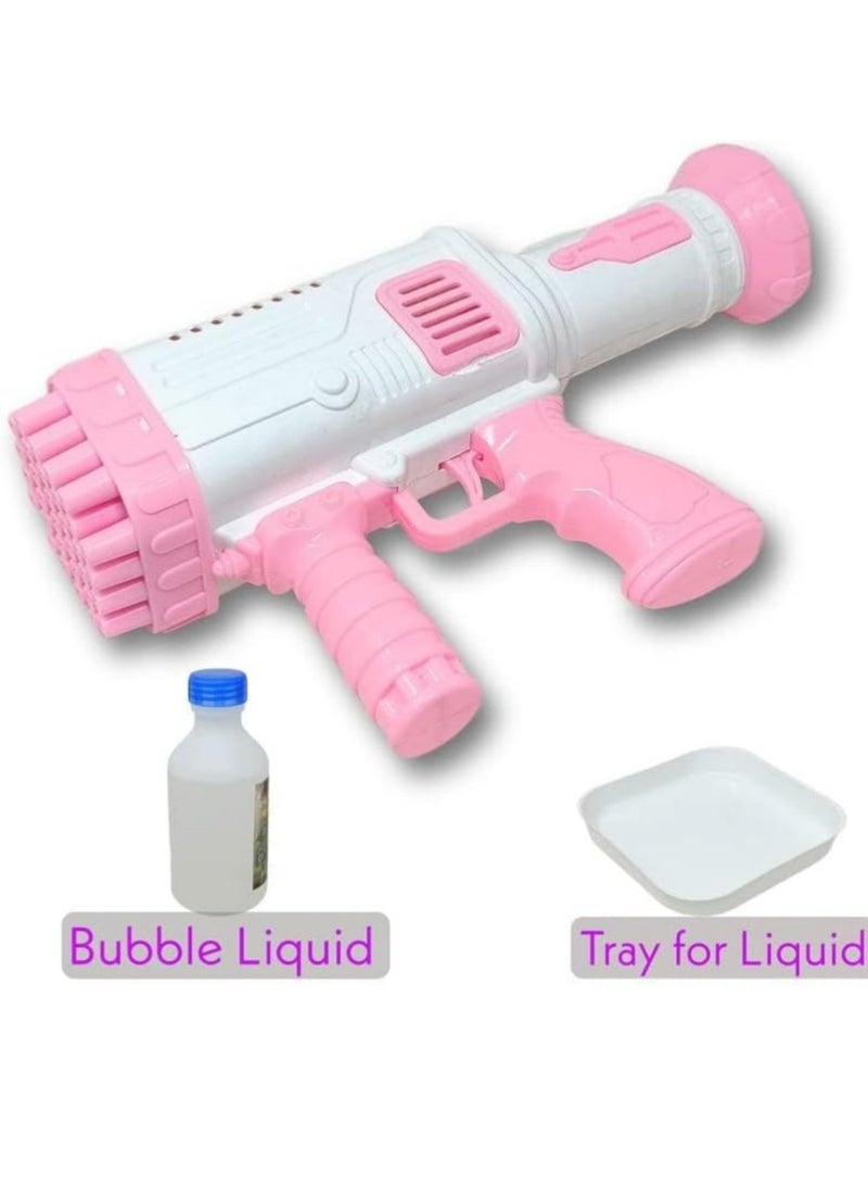 منخفض لعبة مسدس فقاعات بازوكا محمول بسعة كبيرة بتصميم ٣٢ فتحة - Image 2