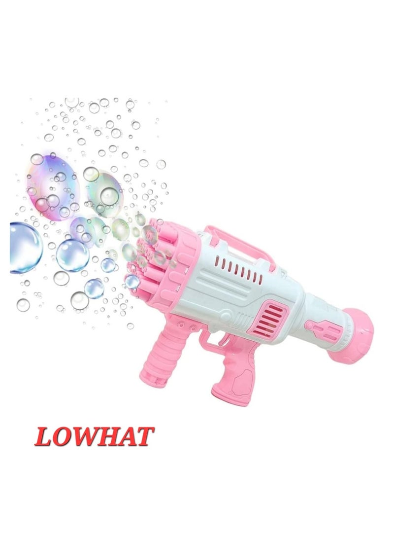 منخفض لعبة مسدس فقاعات بازوكا محمول بسعة كبيرة بتصميم ٣٢ فتحة - Image 1