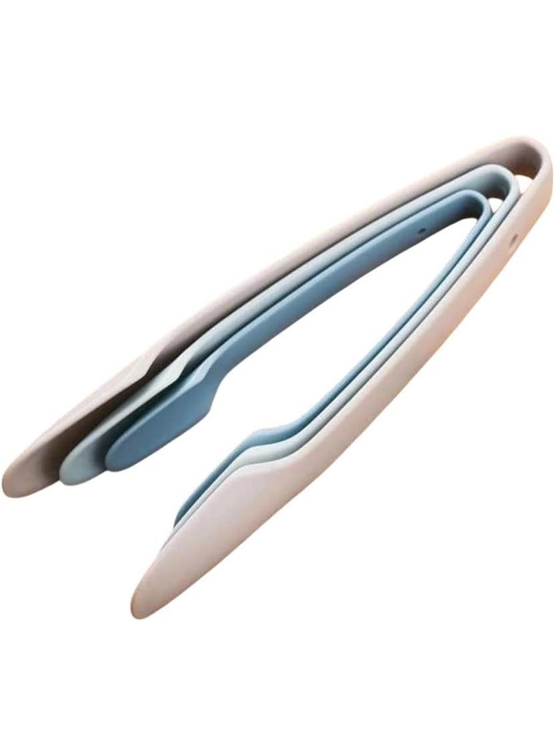 3-in-1 Silicone Food Tongs Set – Multi-Size Heat Resistant Kitchen Serving Tongs with Non-Slip Grip for Cooking, BBQ, Salad & Food Serving - Image 2