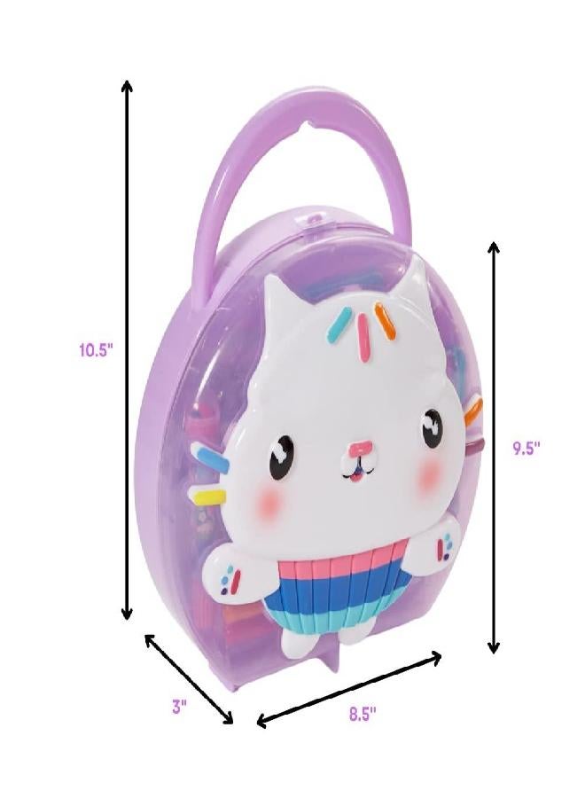 Innovative Designs Gabby’s Dollhouse Coloring & Sticker Activity Set for Kids with Travel Carrying Case - Image 3