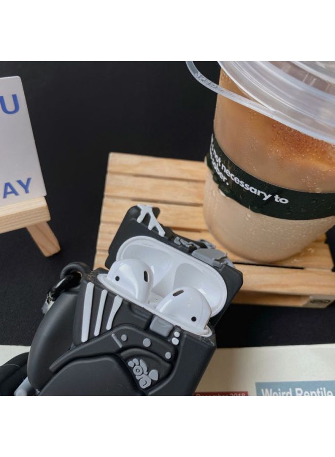 Beauenty Bike Shaped Case Cover For Apple AirPods 1/2 Black/Grey/White - Image 3