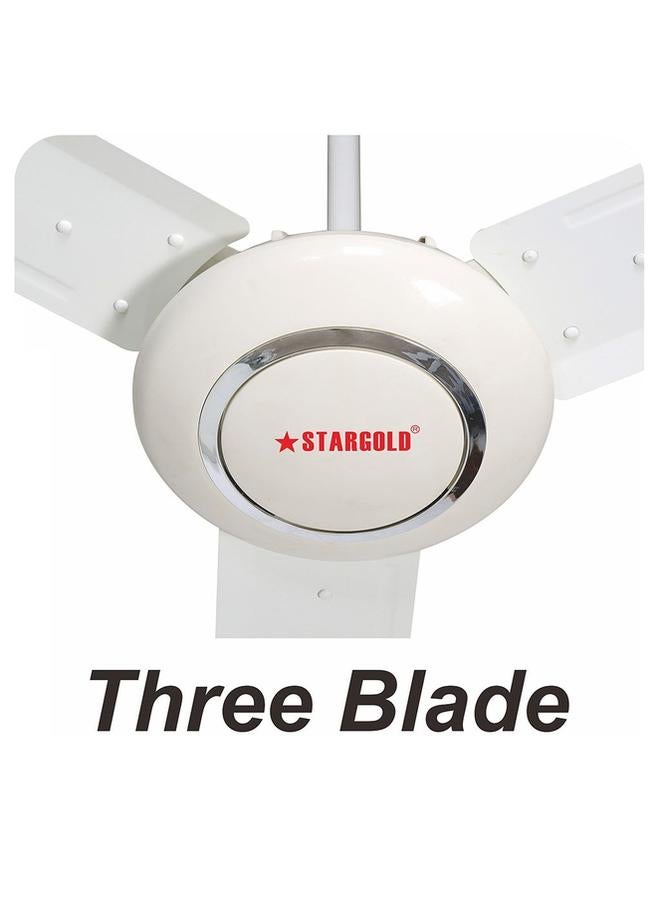 Stargold Electric Ceiling Fan 56 Inch 3 Blade Fan For Home, Office With Strong Air Breeze Double Ball Bearing Indoor Ceiling Fan 85W - Image 3