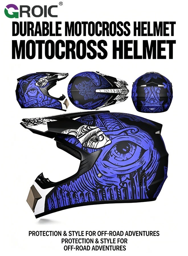 GROIC Sport Motorcycle Helmet,Motorcycle Full Face Helmet,ightweight ABS Shell,Bike Motocross Helmets for Adults,Motorcycle Street Bike Helmet - Image 2