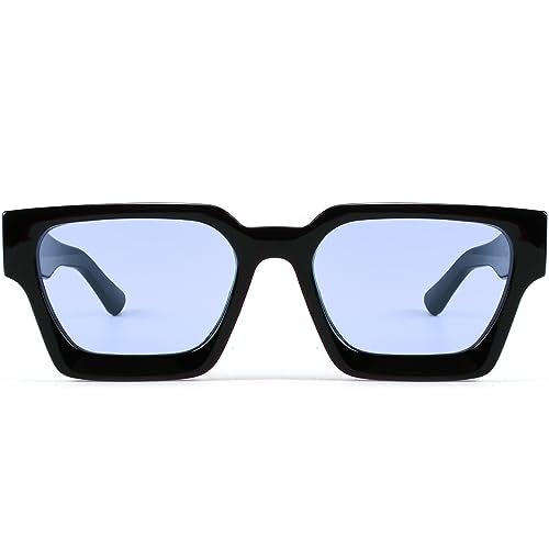 GFUIARA Trendy Square Sunglasses for Men Women Fashion Thick Rectangle Sun Glasses UV Protection Shades Designer Style - Image 2