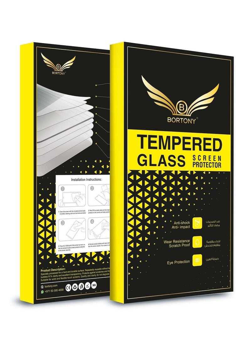 BORTONY Tempered Glass Screen Protector For Samsung Galaxy Note 10 Lite - Image 5