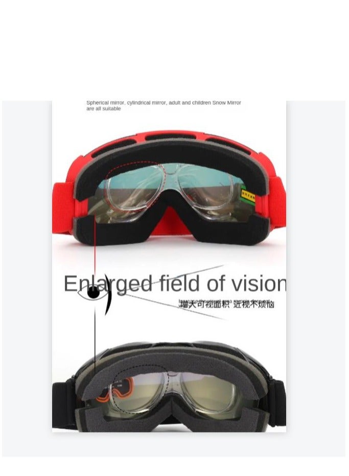 واي آند دي Ski Goggles RX Insert Optical Adaptor and Snowboard Goggle for Glasses Wearers Universal Size Inner Frame Motorcycle 4 Pieces  - Image 5