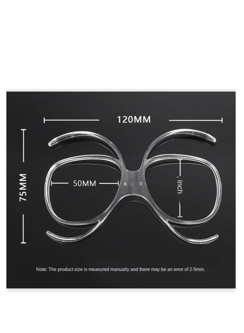 واي آند دي Ski Goggles RX Insert Optical Adaptor and Snowboard Goggle for Glasses Wearers Universal Size Inner Frame Motorcycle 4 Pieces  - Image 4