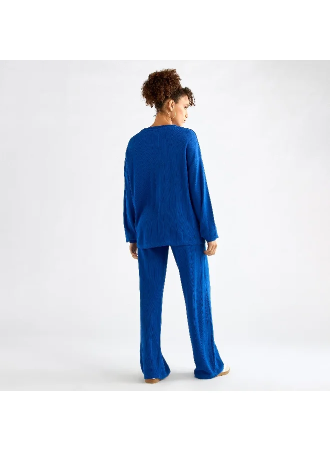 Splash FAV Boxy With Full Sleeves And Relaxed Fit Pant