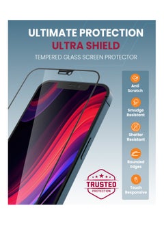 Moxedo Moxedo Ultra Shield Tempered Glass Screen Protector HD Clear 9H Hardness Full Coverage with Auto-Align Easy Applicator Compatible for iPhone 12 Pro Max 6.7 inch  - Image 4