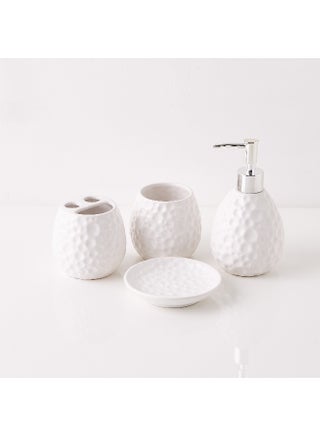4-Piece Textured Bath Ensembles Set - view 5