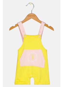 TRUSSARDI Toddlers Boy Graphic Printed Jumpsuits, Yellow  - Image 1
