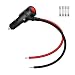 BDFHYK RIIEYOCA 12V 24V Cigarette Lighter Plug Adapter16AWG Heavy Duty 15A Car Cigarette Lighter Replacement Male to Bare Wire with OnOff Switch Power Cable for CarsBoats03M1FT - Image 2