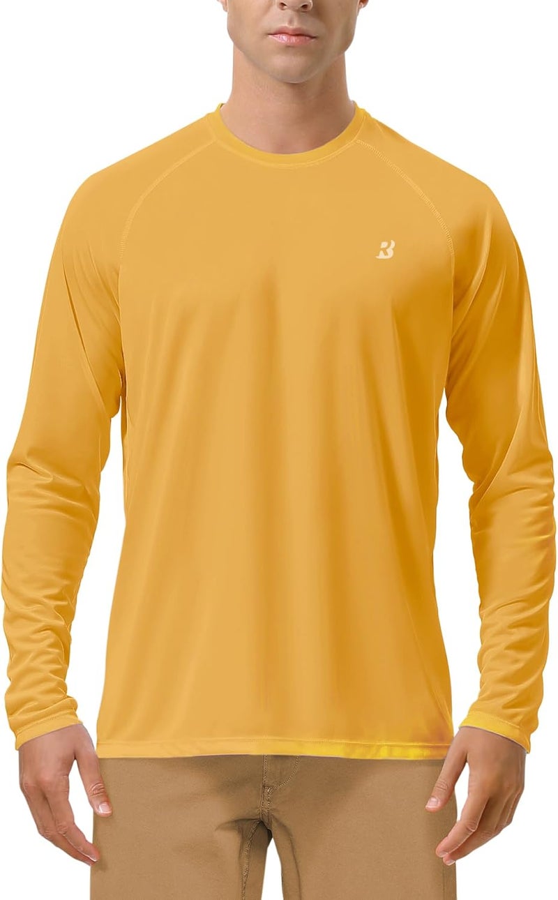 Roadbox Men's Rash Guard Short Sleeve, UPF 50+ UV Sun Protection SPF Shirts, Quick Dry Lightweight Fishing Swim T-Shirt - Image 1