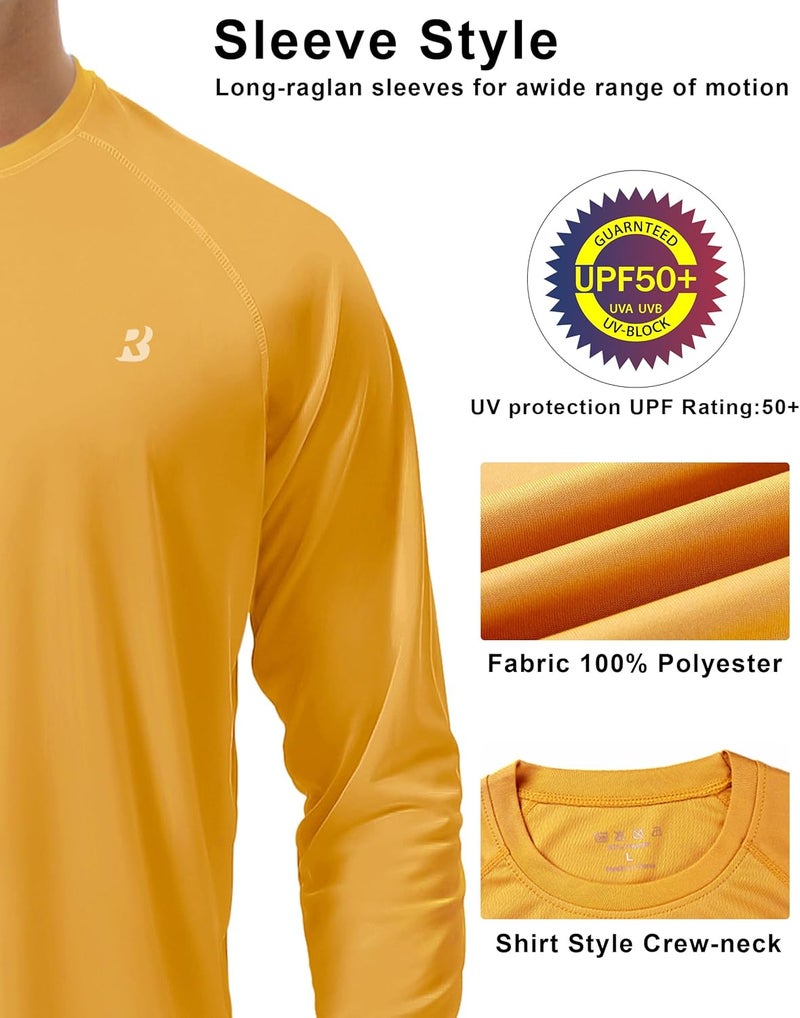 Roadbox Men's Rash Guard Short Sleeve, UPF 50+ UV Sun Protection SPF Shirts, Quick Dry Lightweight Fishing Swim T-Shirt - Image 4