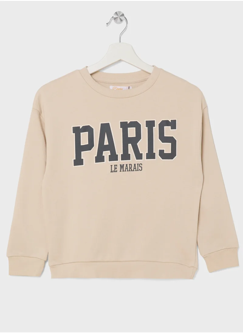 ريبلز مع نمشي Girls Sweatshirts