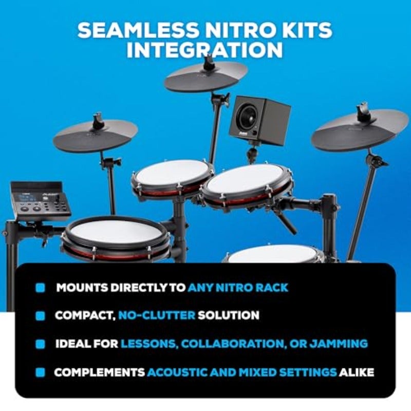 مكبر صوت مونوتر درام مضغوط Nitro Amp 70 واط، 3 إنش مع مخرج للتمرين والدروس، قابل للتركيب على رف مع مشابك مرفقة، يتضمن كابلات ومشابك للـ Nitro Max و Nitro Pro - Image 5