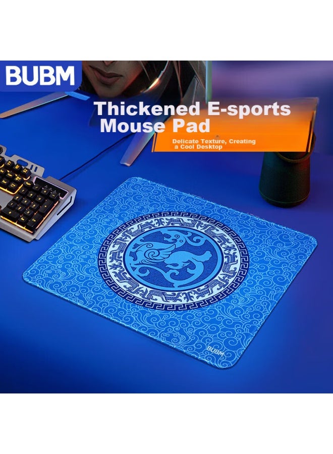 Bubm Gaming Mouse Pad Qingmou. Feng, Extra Large Thick With Locked Edges, For Csgo, Men's Smooth Surface, Fps, Pubg, Lol, Professional Compeive Mouse Pad, 35*30 Qingmou. Feng - Image 1