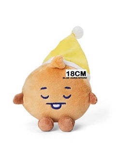 Blue Aura Bts Shooky Plush Toy 18Cm Goodnight Version Bt21 Standing Stuffed Plush Toy (Shooky Night)  - Image 1