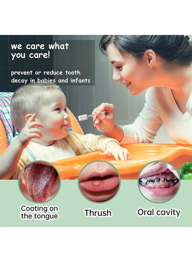 Baby Tongue Cleaner, Baby Toothbrush, Disposable Infant Toothbrush Clean Baby Mouth, Babies Soft Gauze Toohthbrush, Newborn Oral Cleaning Stick Dental Care for 0-36 Month Baby - Image 5