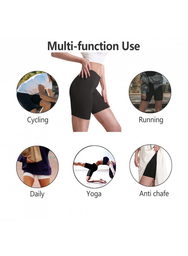 MELERIO Women's Slip Shorts, Comfortable Boyshorts Panties, Anti-chafing Spandex Shorts for Under Dress (3Pcs, 0-2) - Image 4