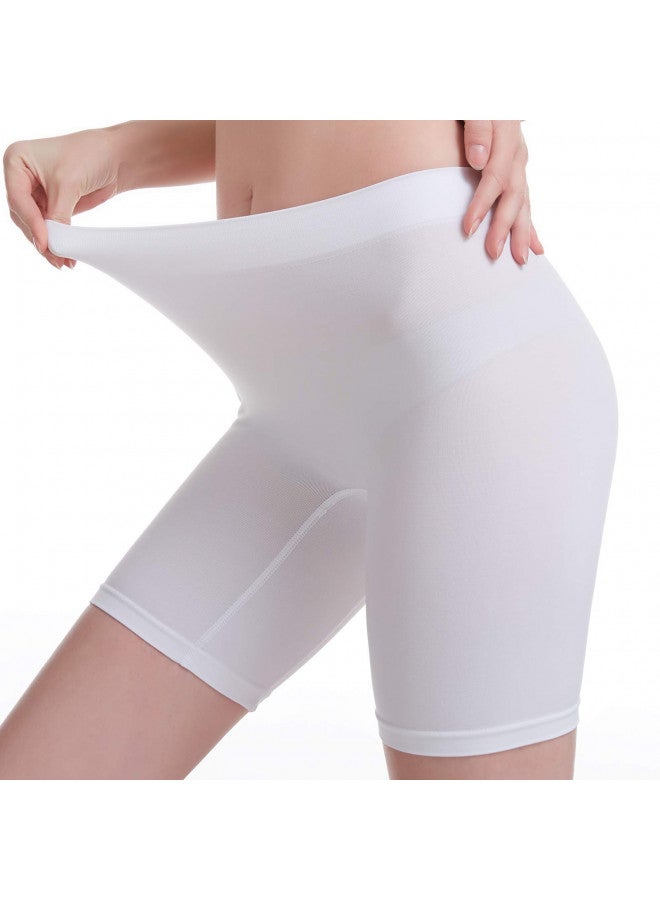MELERIO Women's Slip Shorts, Comfortable Boyshorts Panties, Anti-chafing Spandex Shorts for Under Dress (3Pcs, 0-2) - Image 1