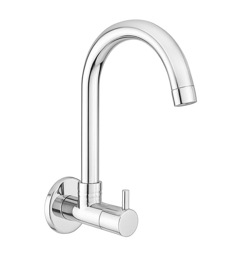 Bathoyum Turbo Sink Cocke for Kitchen Sink 360 Degree Rotating with Foam Flow, Brass Tap with Chrome Finish Full Brass tap for Kitchen Sink taps with Free Flange - Image 1
