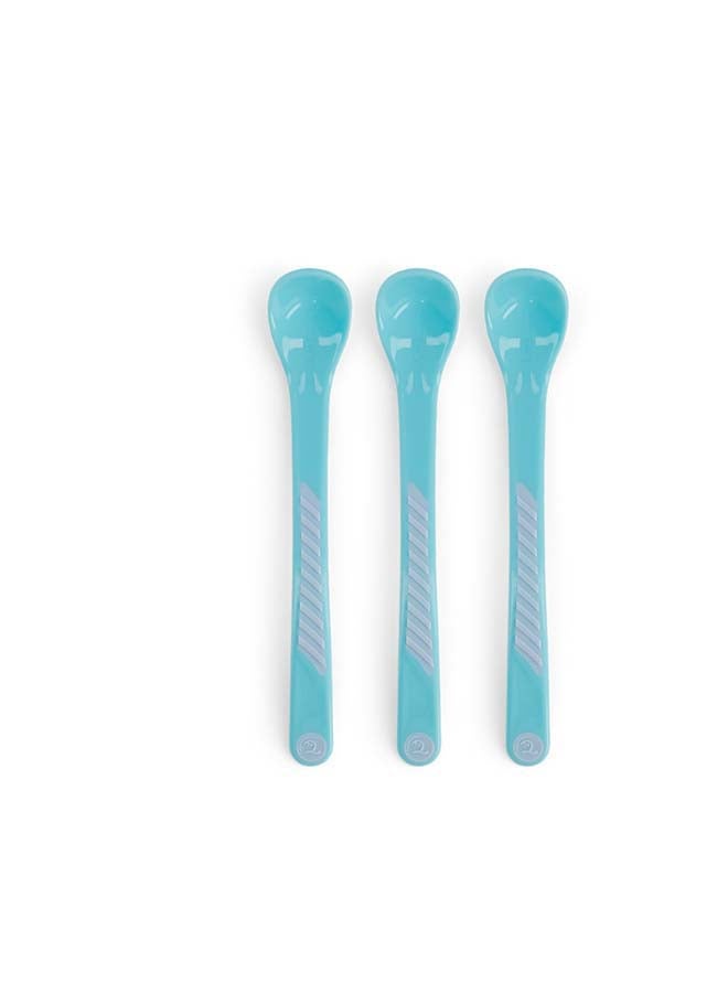 Twistshake 3x Feeding Spoon 6+m Pastel Blue - Image 3