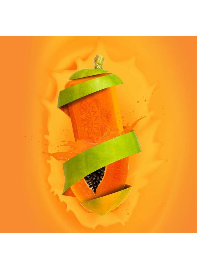 Asantee PAPAYA & HONEY Soap Bars with Vitamin C,E and Q10 Skin Cleansing 4.40 Oz (Pack of 3) - Image 3