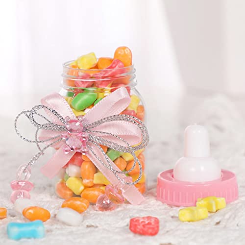 Bodosac 24-Piece Baby Feeding Bottle Set with Pink Candy Box for Shower Decoration - Image 3