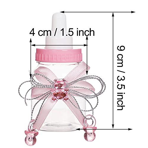 Bodosac 24-Piece Baby Feeding Bottle Set with Pink Candy Box for Shower Decoration - Image 2
