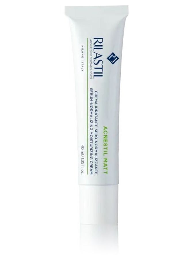 Rilastil Acnestil Matt Sebum-Normalizing Moisturizing Cream 40Ml - Image 1
