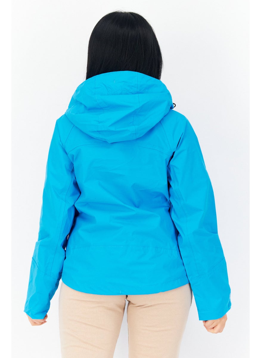 Trespass - Women Plain Bomber Jacket, Blue - Image 1