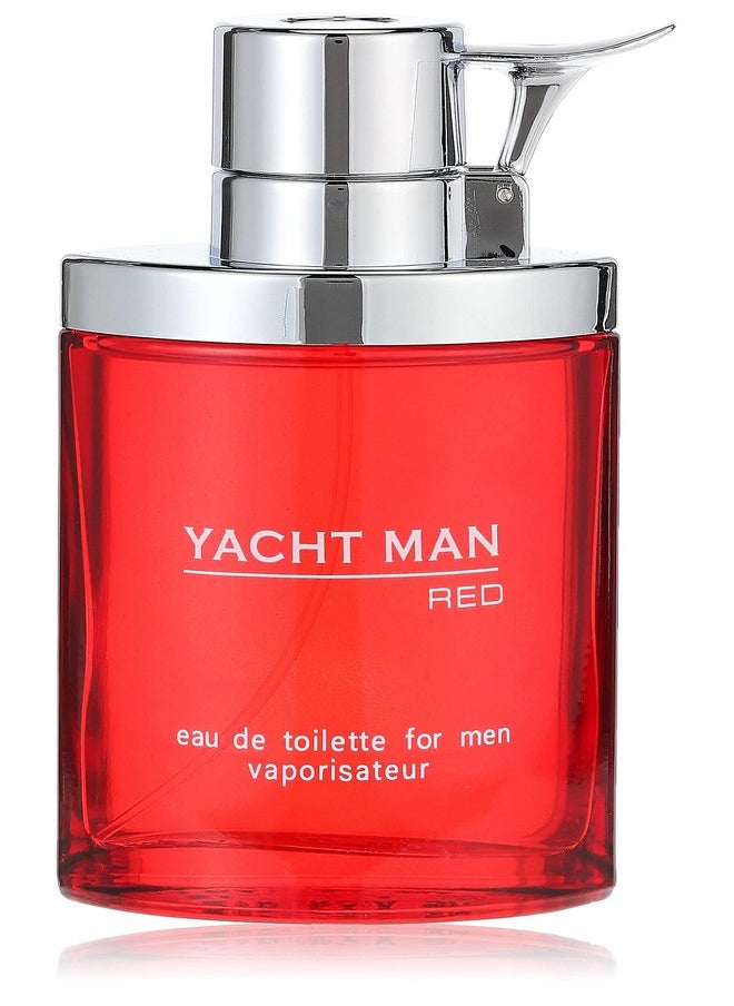 Myrurgia Myrurgia Yacht Man Red by Myrurgia Eau De Toilette Spray for Men, 3.40 Ounce  - Image 1
